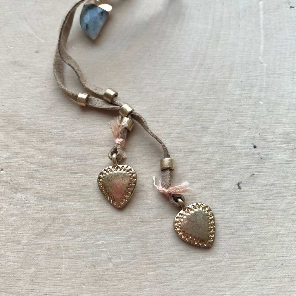 NWT Free People Outlaw Suede Layered Necklace - Picture 11 of 12